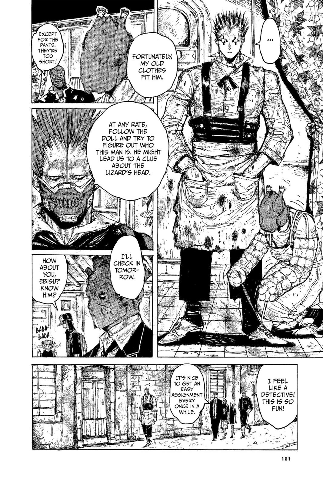 Dorohedoro Manga Chapter 10 page 12 - Roast Duck With Magic User Sauce