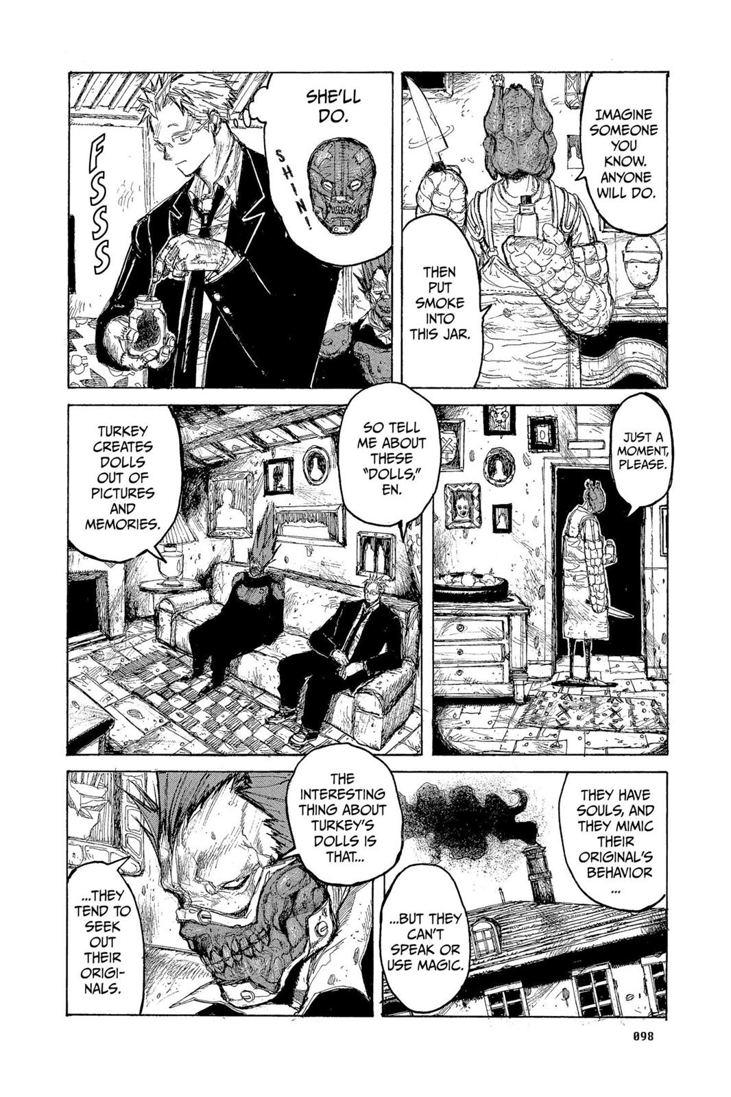 Dorohedoro Manga Chapter 10 page 6 - Roast Duck With Magic User Sauce
