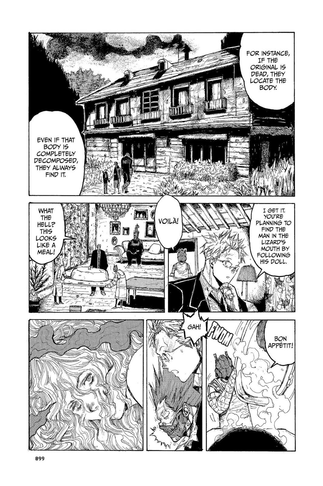 Dorohedoro Manga Chapter 10 page 7 - Roast Duck With Magic User Sauce