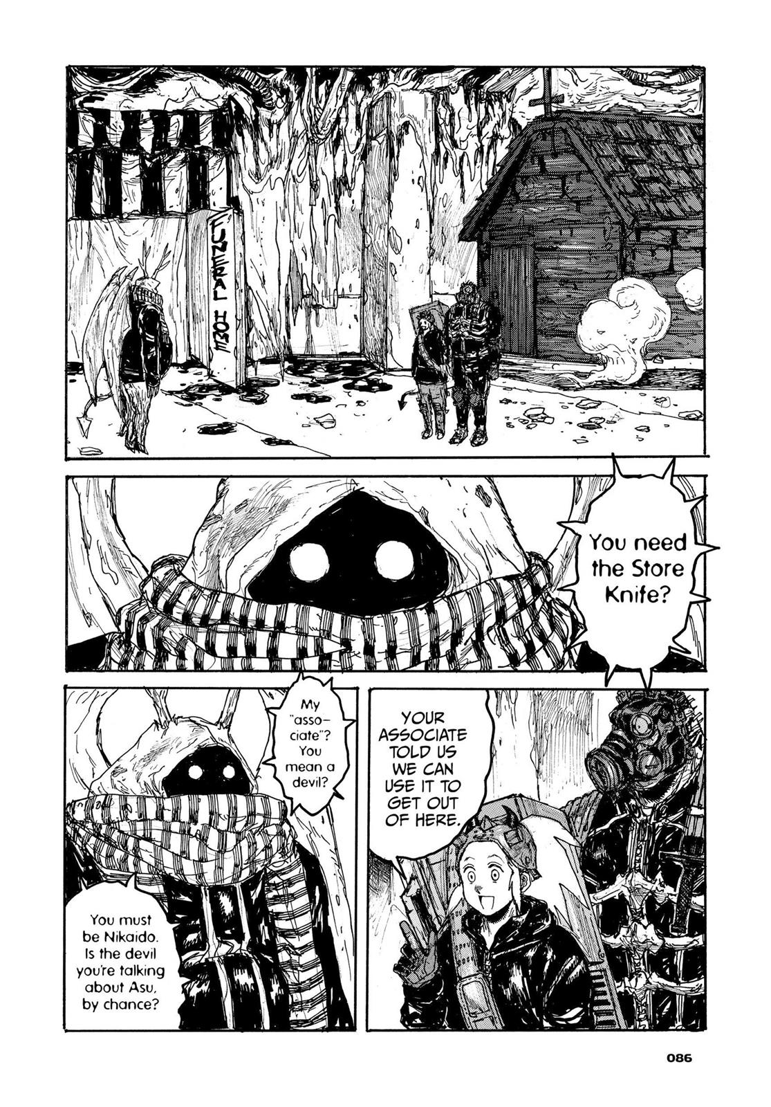 Dorohedoro Manga Chapter 121 page 12 - Haru's Gym Class