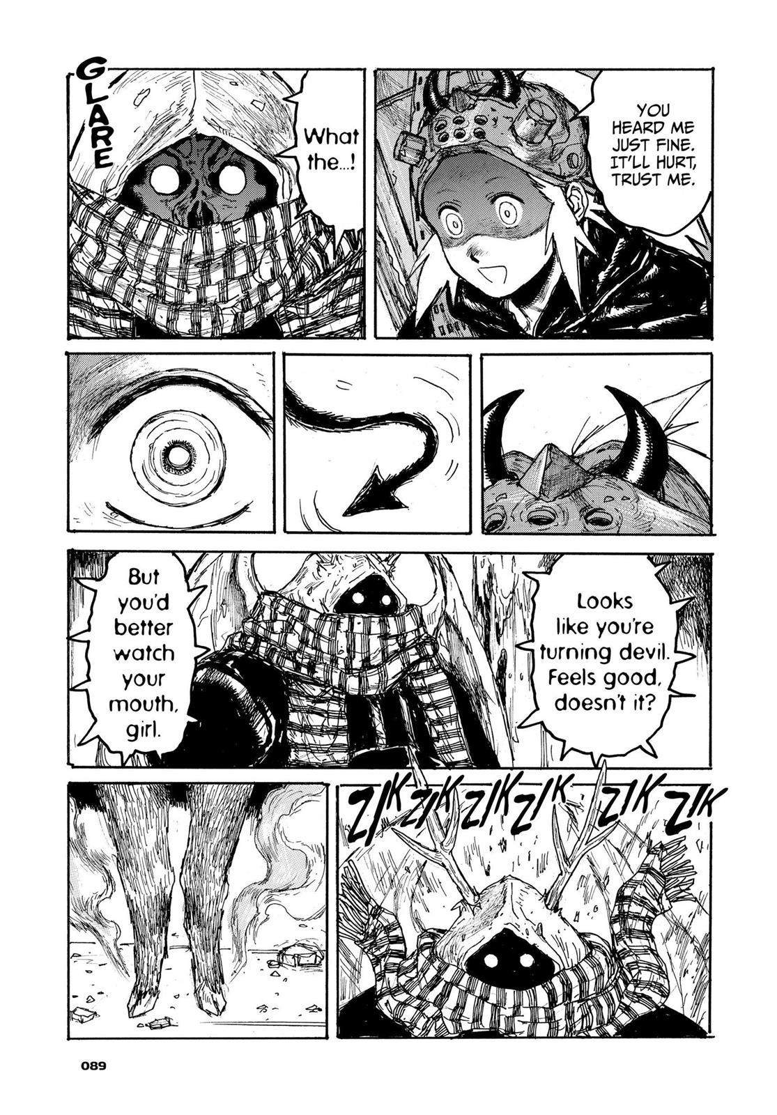 Dorohedoro Manga Chapter 121 page 15 - Haru's Gym Class