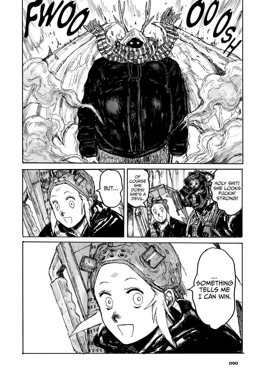 Dorohedoro Manga Chapter 121 page 16 - Haru's Gym Class