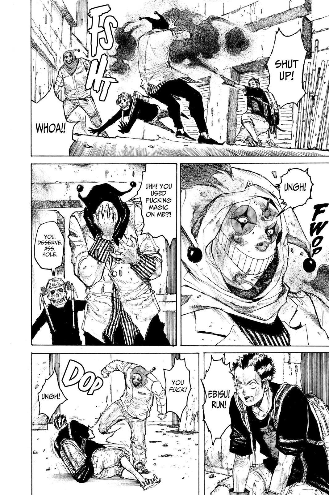 Dorohedoro Manga Chapter 14 page 15 - Kaiman in Wonderland