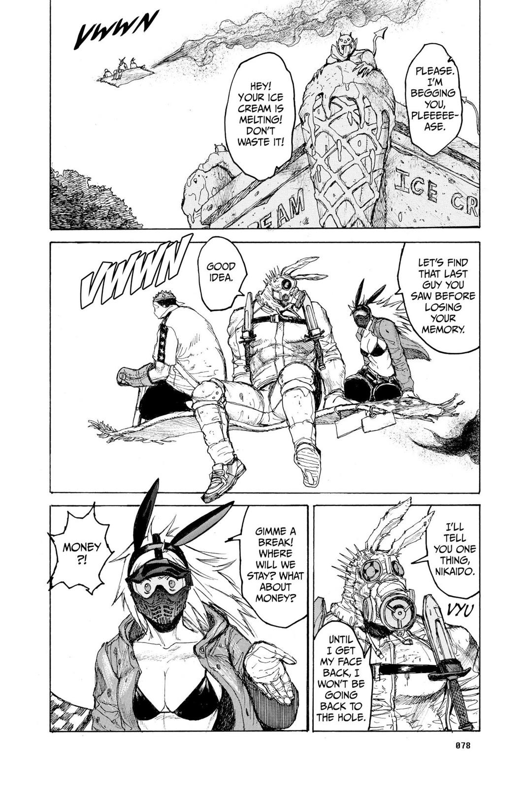 Dorohedoro Manga Chapter 14 page 19 - Kaiman in Wonderland