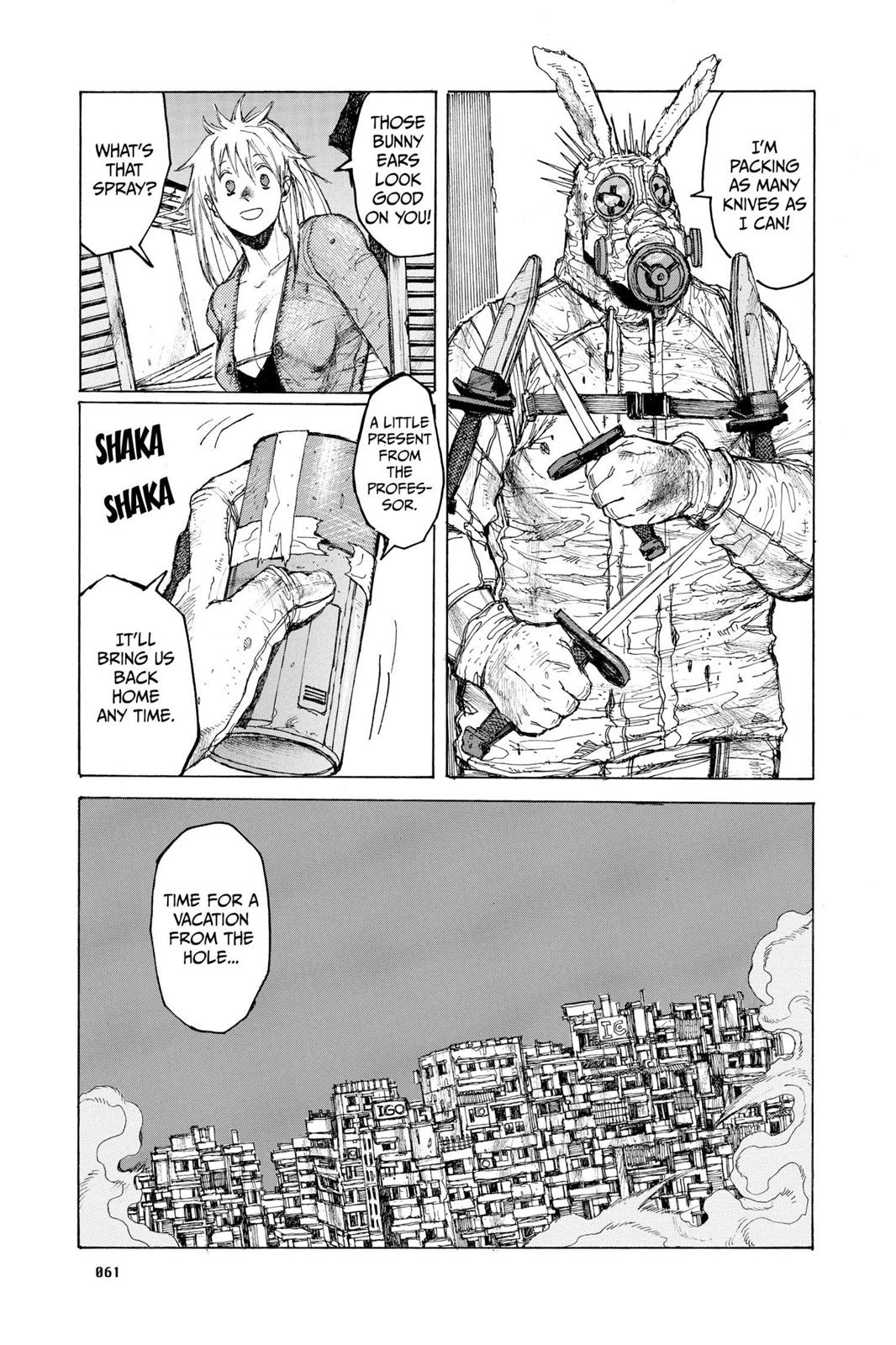 Dorohedoro Manga Chapter 14 page 3 - Kaiman in Wonderland