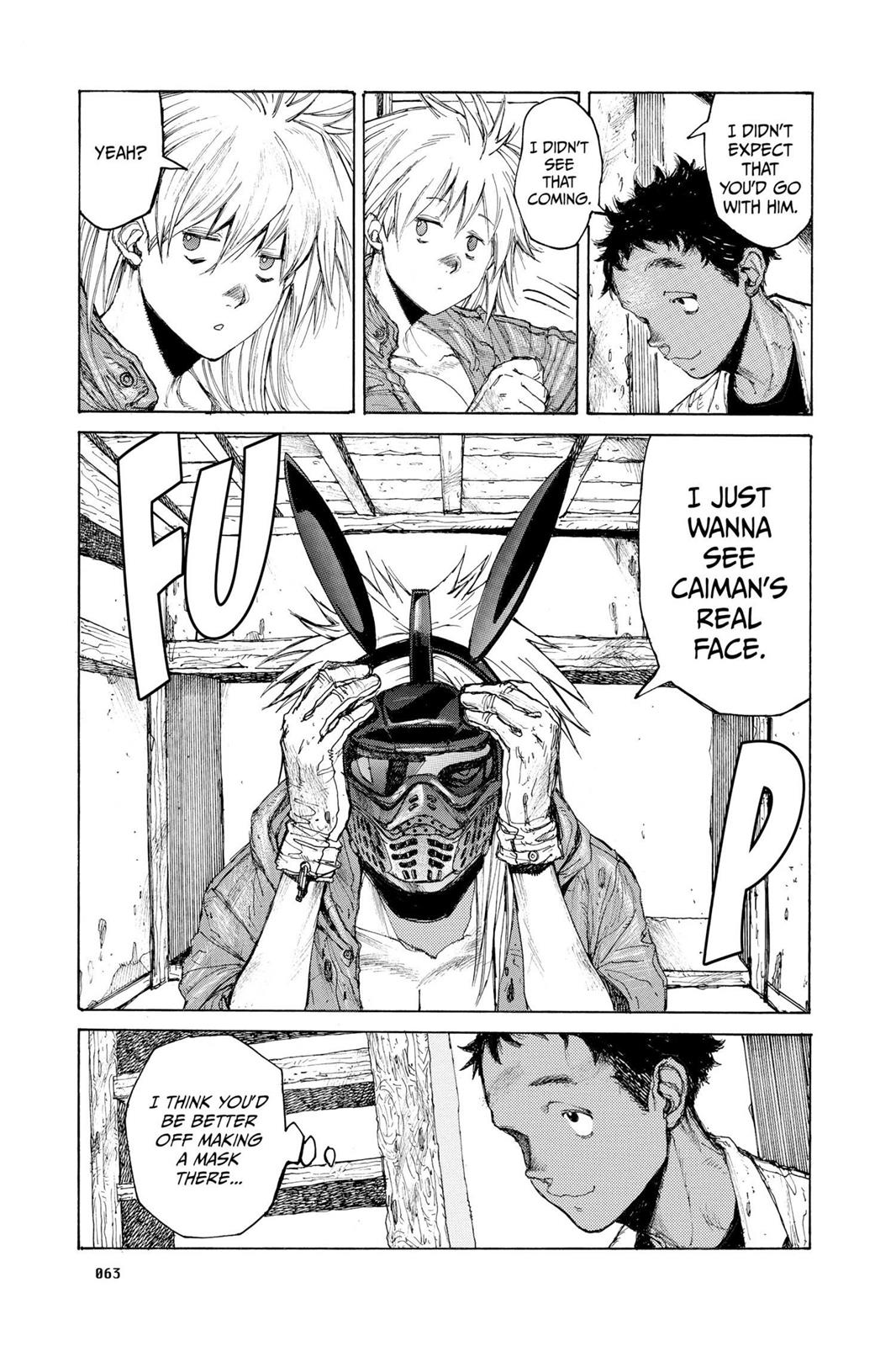 Dorohedoro Manga Chapter 14 page 5 - Kaiman in Wonderland