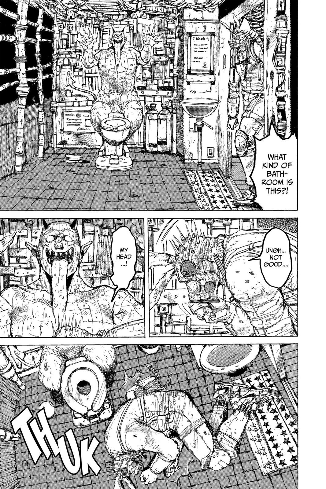 Dorohedoro Manga Chapter 15 page 11 - The Secret story of the fire toilet