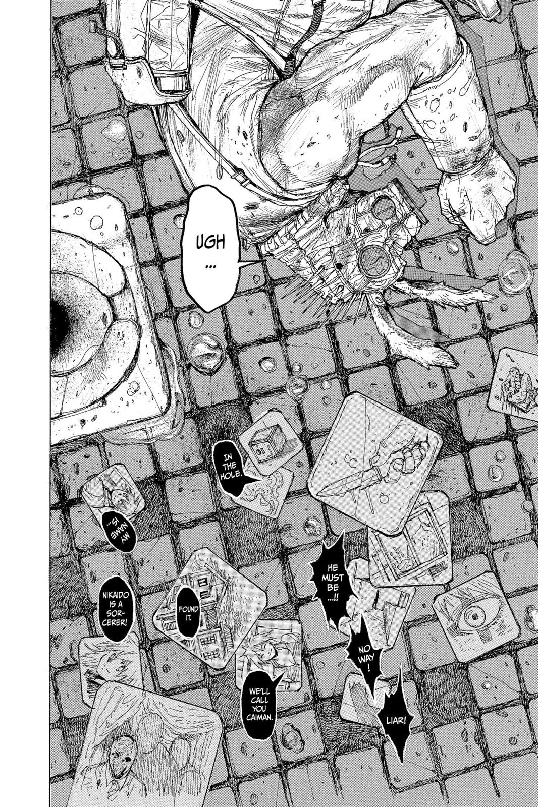 Dorohedoro Manga Chapter 15 page 12 - The Secret story of the fire toilet