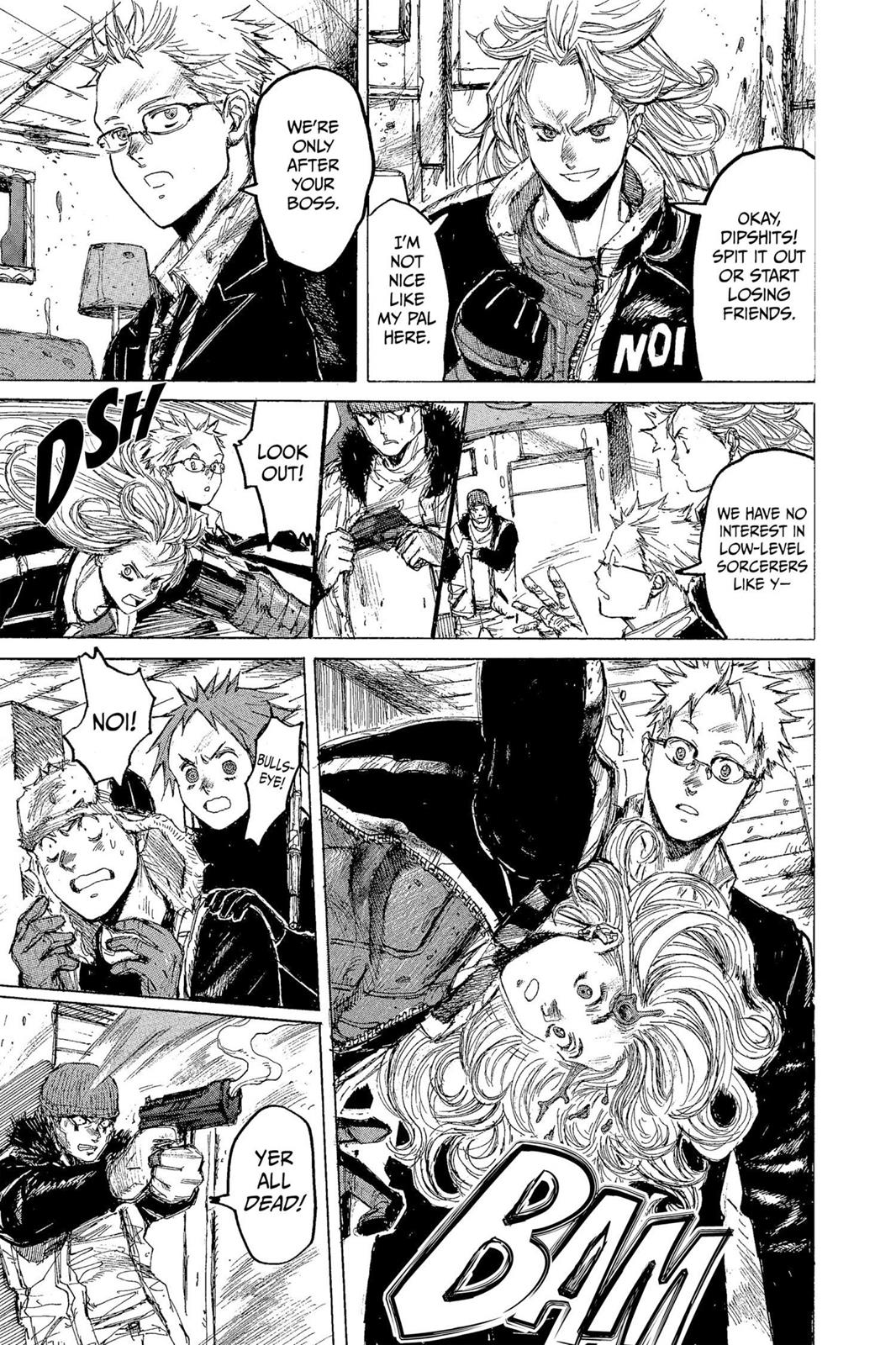 Dorohedoro Manga Chapter 15 page 19 - The Secret story of the fire toilet