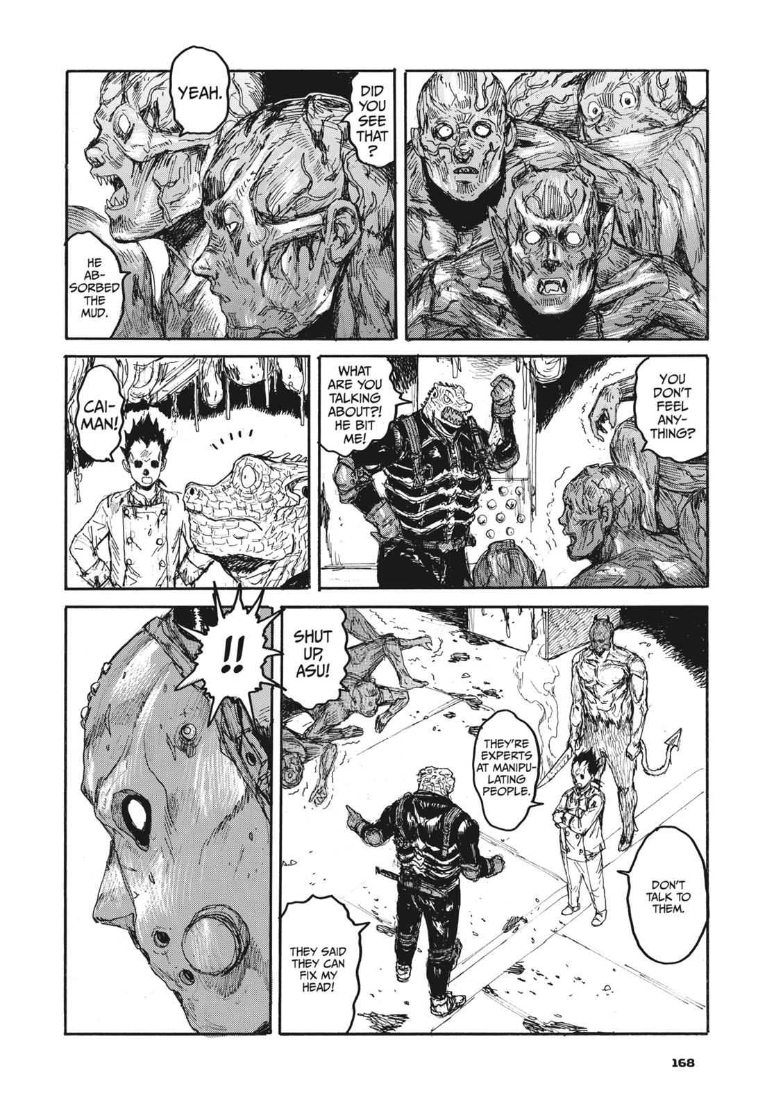 Dorohedoro Manga Chapter 153 page 21 - Hole-Kun's Counting Song