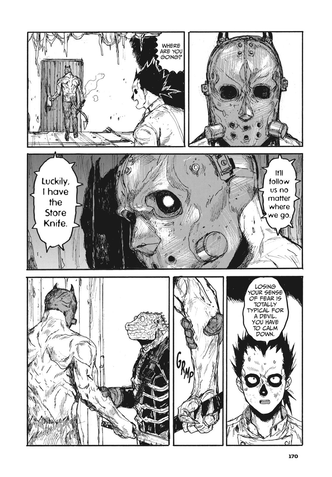 Dorohedoro Manga Chapter 153 page 23 - Hole-Kun's Counting Song