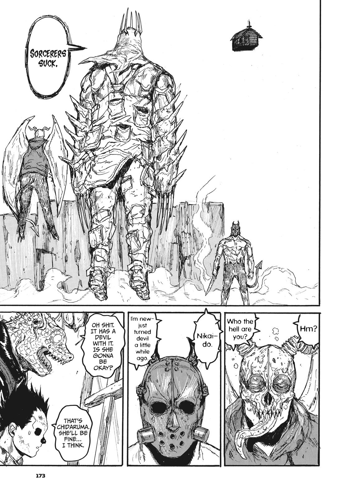 Dorohedoro Manga Chapter 153 page 26 - Hole-Kun's Counting Song