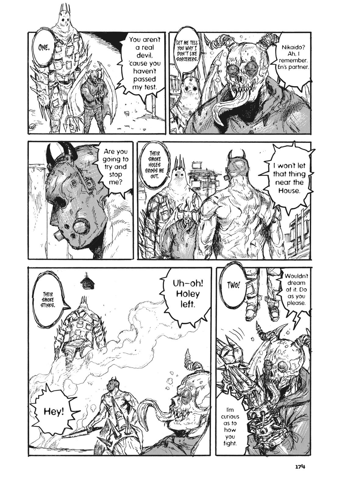 Dorohedoro Manga Chapter 153 page 27 - Hole-Kun's Counting Song