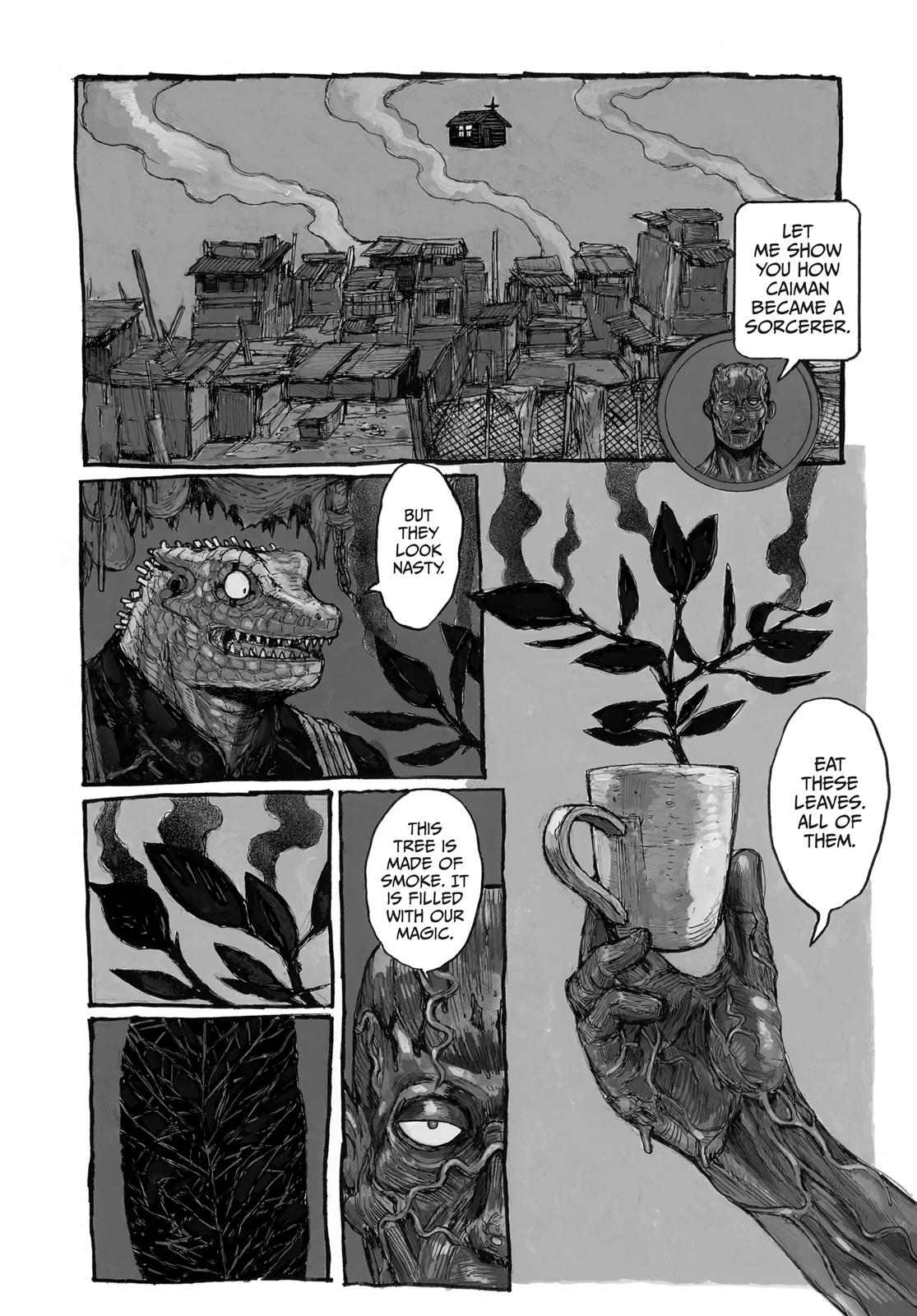 Dorohedoro Manga Chapter 156 page 5 - Offense and Defense Inside The Mushroom