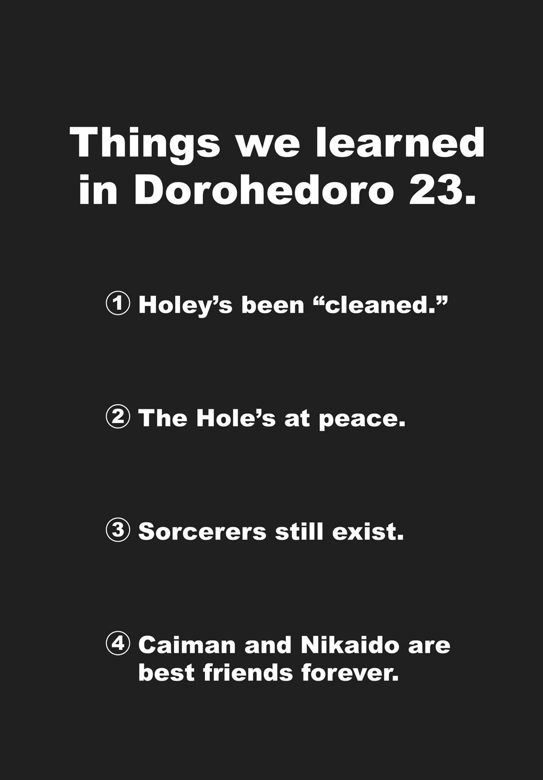 Dorohedoro Manga Chapter 167 page 33 - All-Star Sayonara [END]