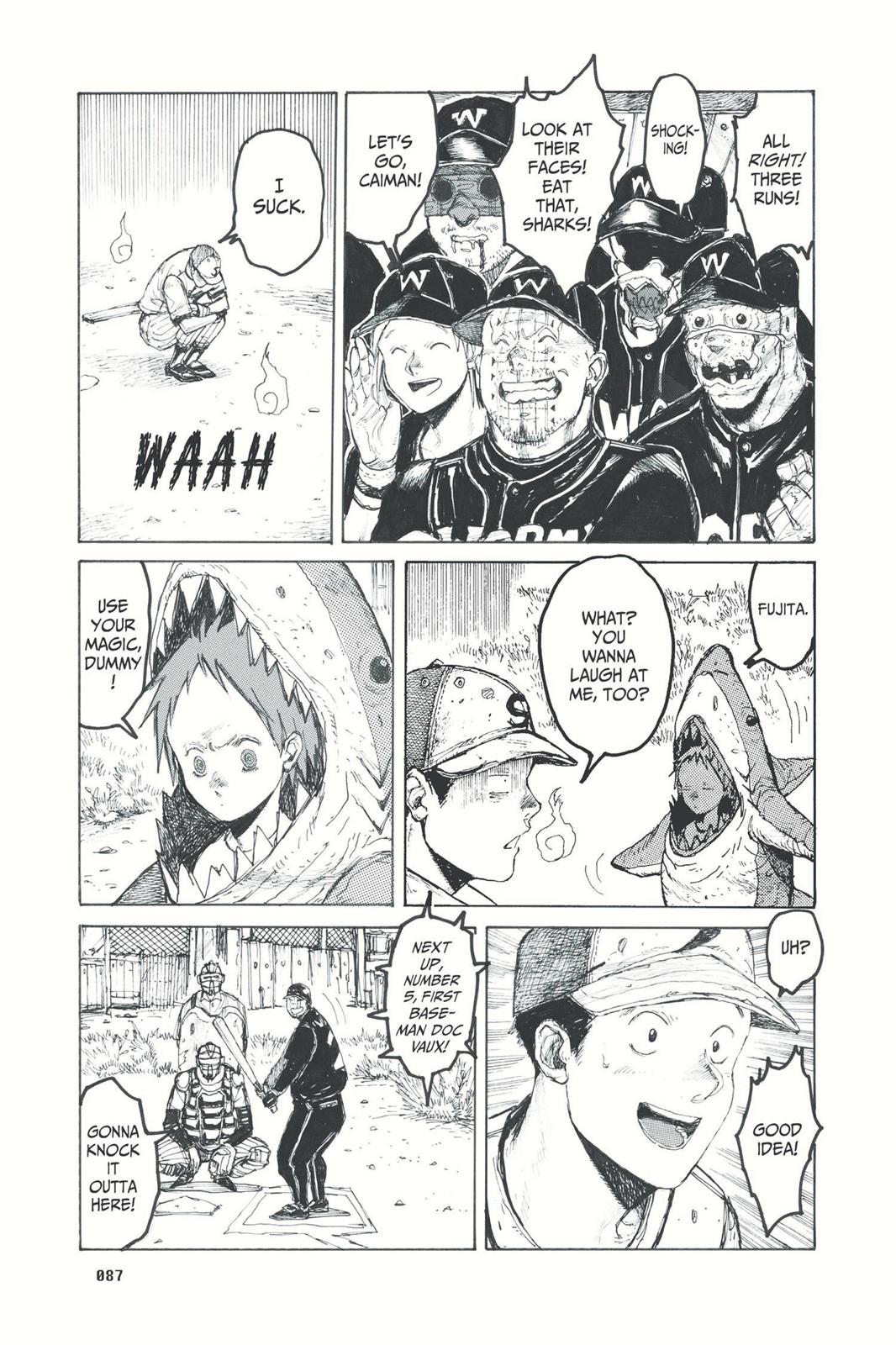 Dorohedoro Manga Chapter 21 page 12 - The All-Star - Dream Game Heats Up!!