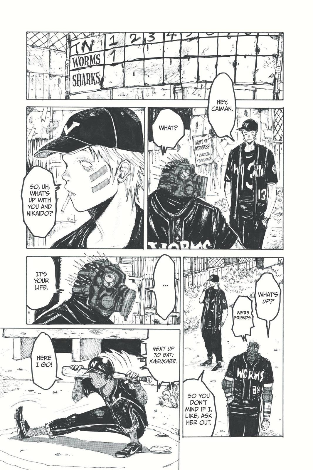 Dorohedoro Manga Chapter 21 page 8 - The All-Star - Dream Game Heats Up!!