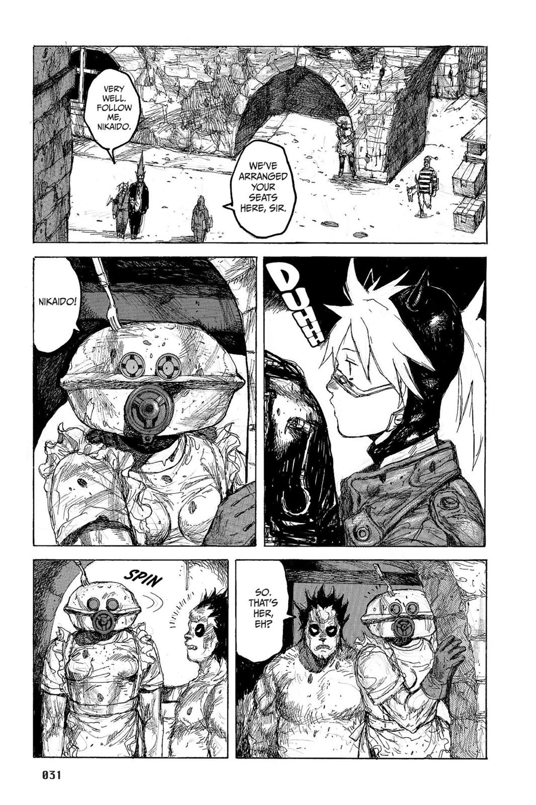 Dorohedoro Manga Chapter 38 page 3 - Meat Bags Free For All
