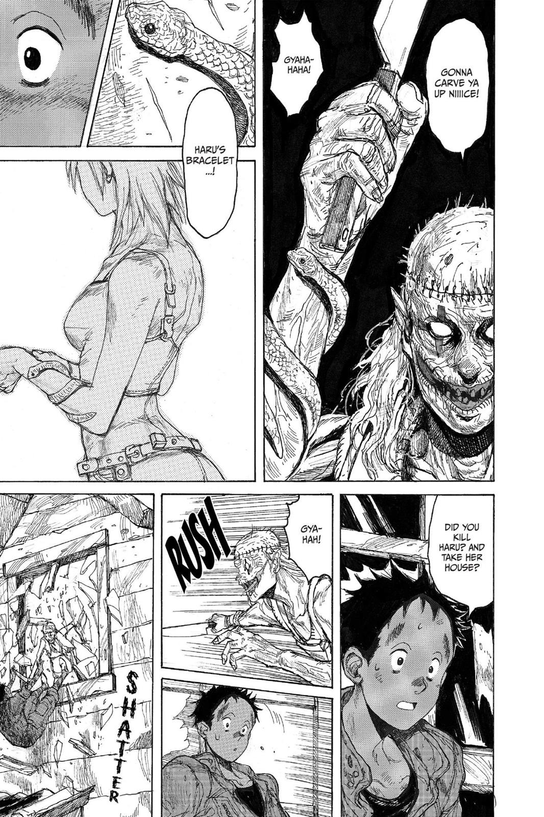 Dorohedoro Manga Chapter 43 page 15 - Terror At The Gory House - Mass Slaughter