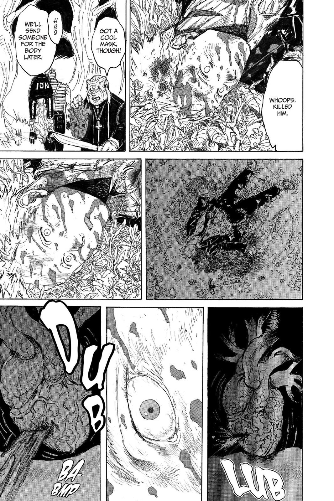 Dorohedoro Manga Chapter 43 page 23 - Terror At The Gory House - Mass Slaughter