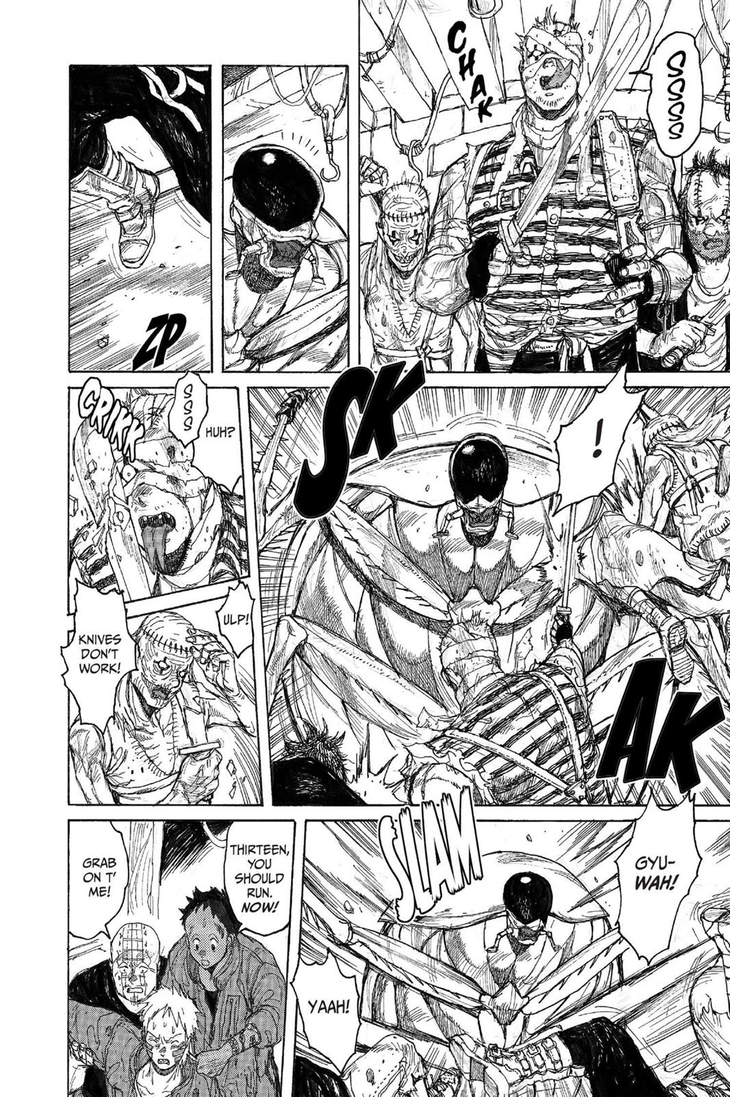 Dorohedoro Manga Chapter 43 page 8 - Terror At The Gory House - Mass Slaughter