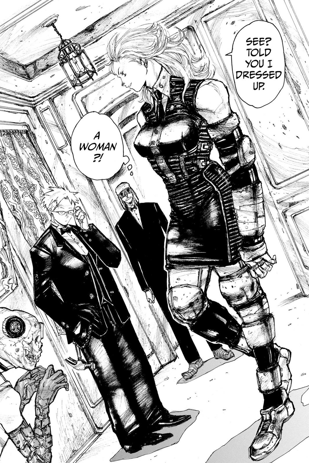 Dorohedoro Manga Chapter 5 page 13 - Silence At The Table