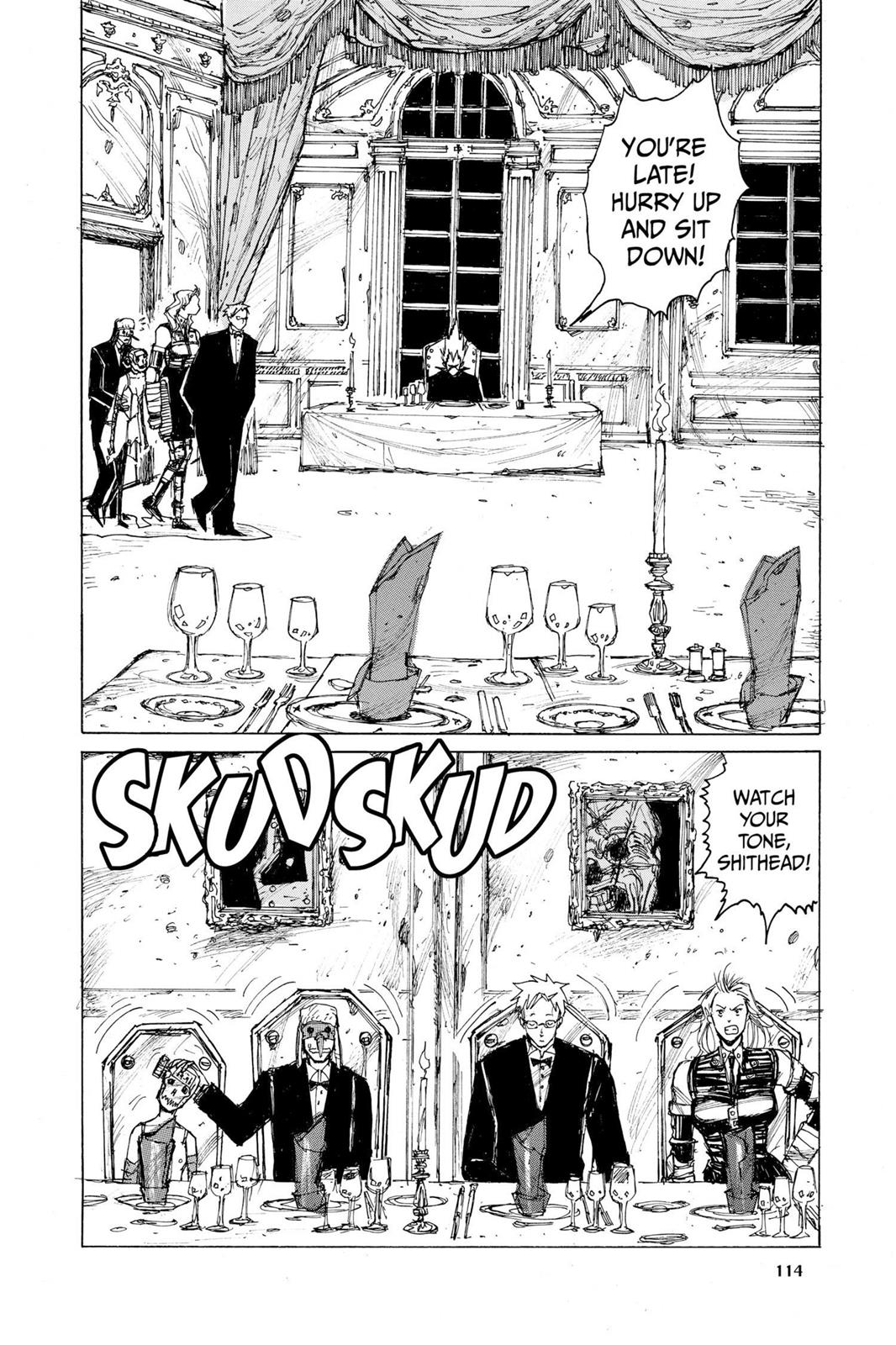 Dorohedoro Manga Chapter 5 page 14 - Silence At The Table