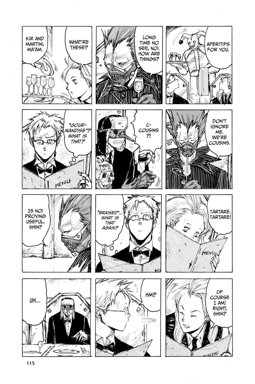 Dorohedoro Manga Chapter 5 page 15 - Silence At The Table