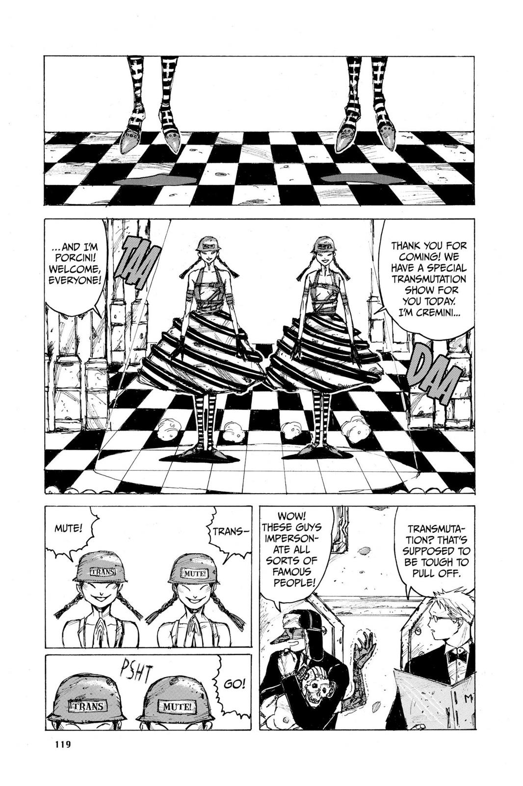 Dorohedoro Manga Chapter 5 page 19 - Silence At The Table