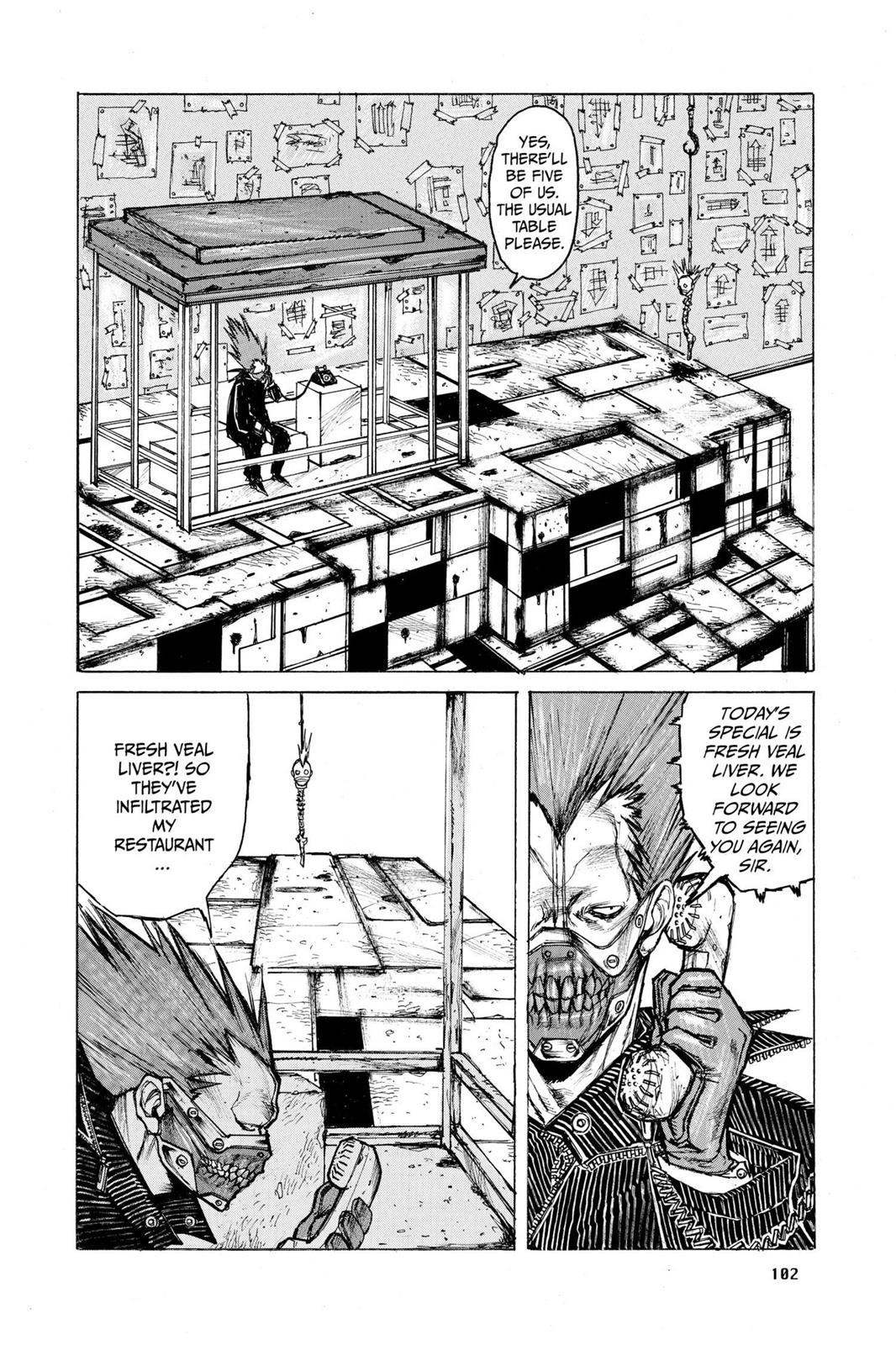 Dorohedoro Manga Chapter 5 page 2 - Silence At The Table