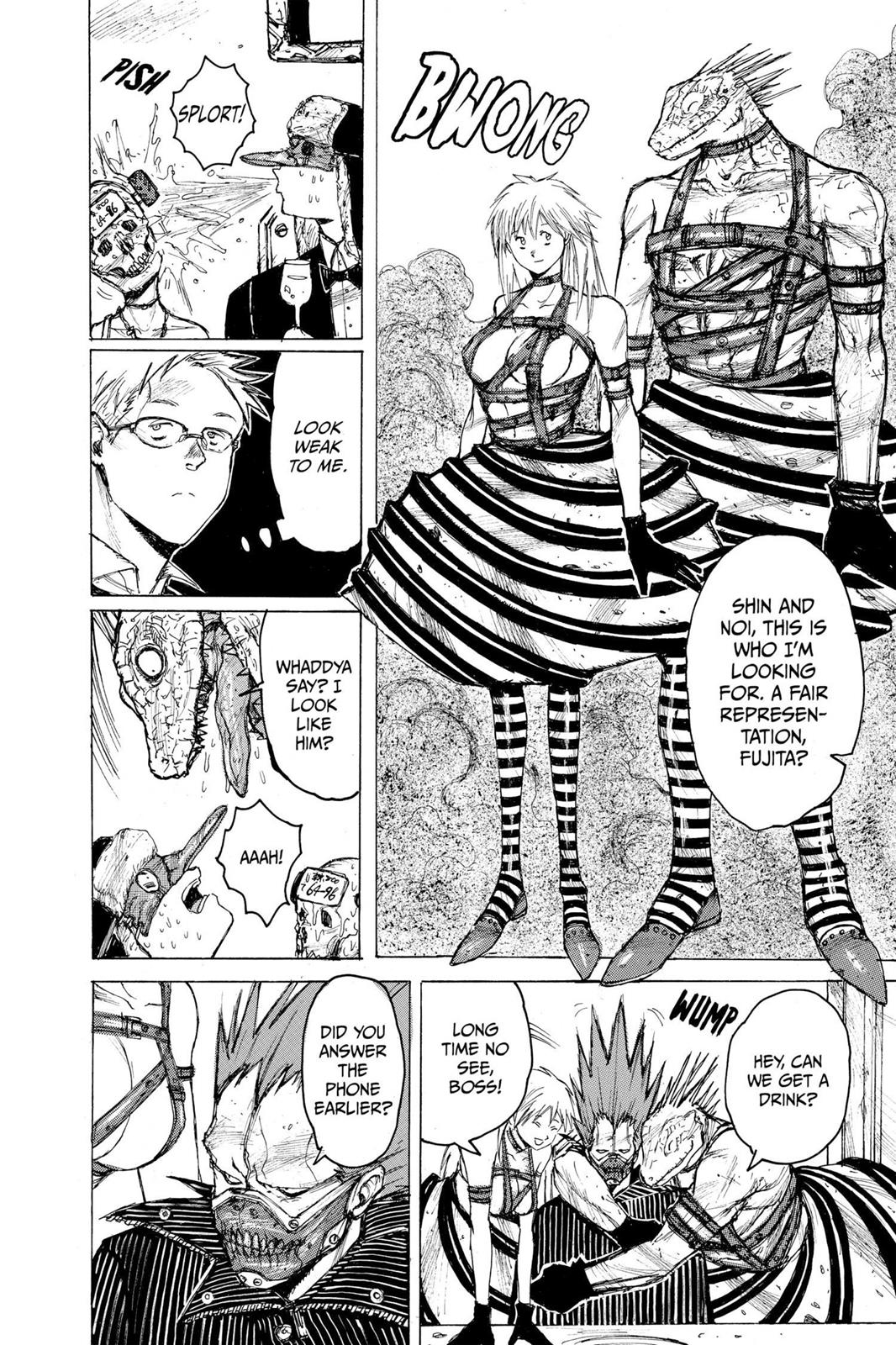 Dorohedoro Manga Chapter 5 page 20 - Silence At The Table