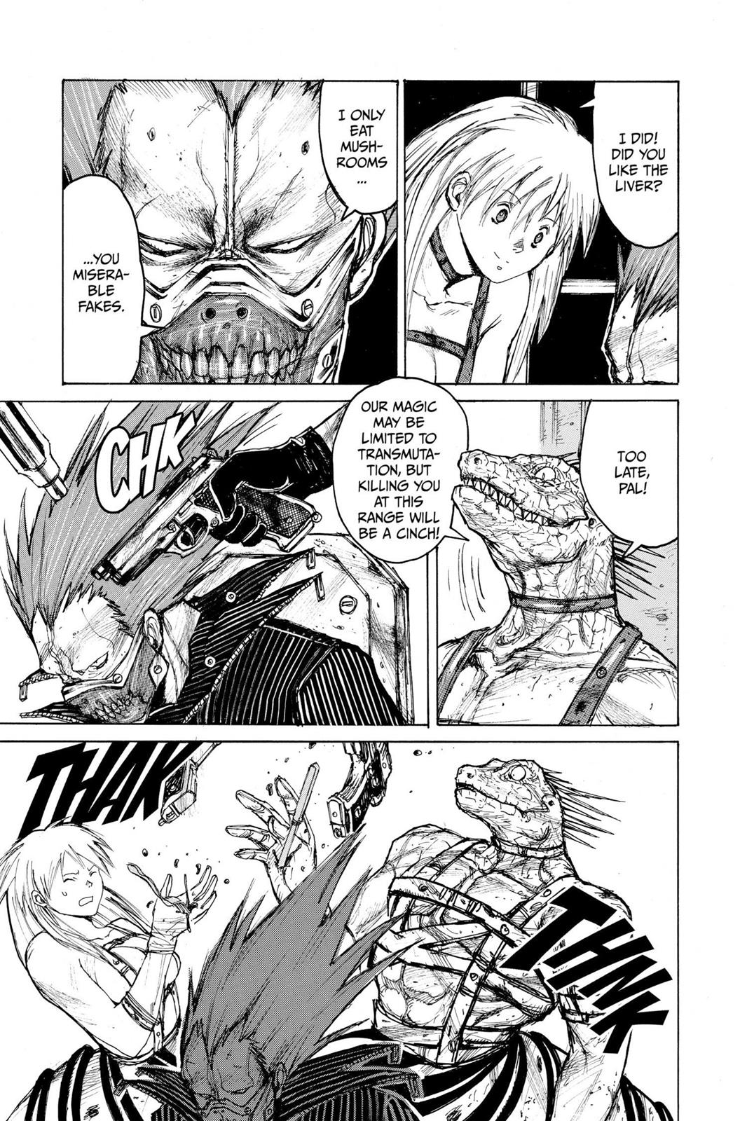 Dorohedoro Manga Chapter 5 page 21 - Silence At The Table