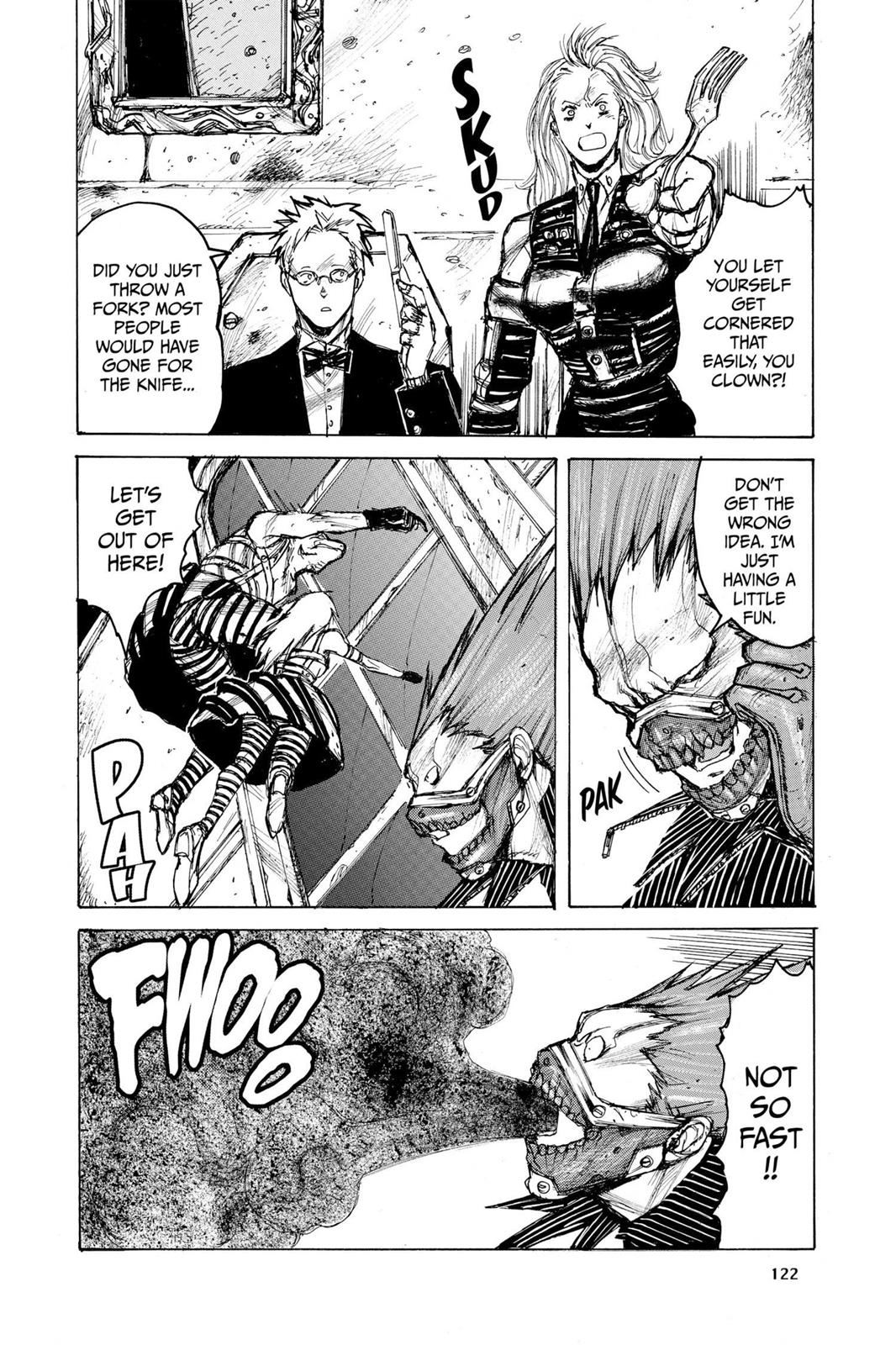 Dorohedoro Manga Chapter 5 page 22 - Silence At The Table