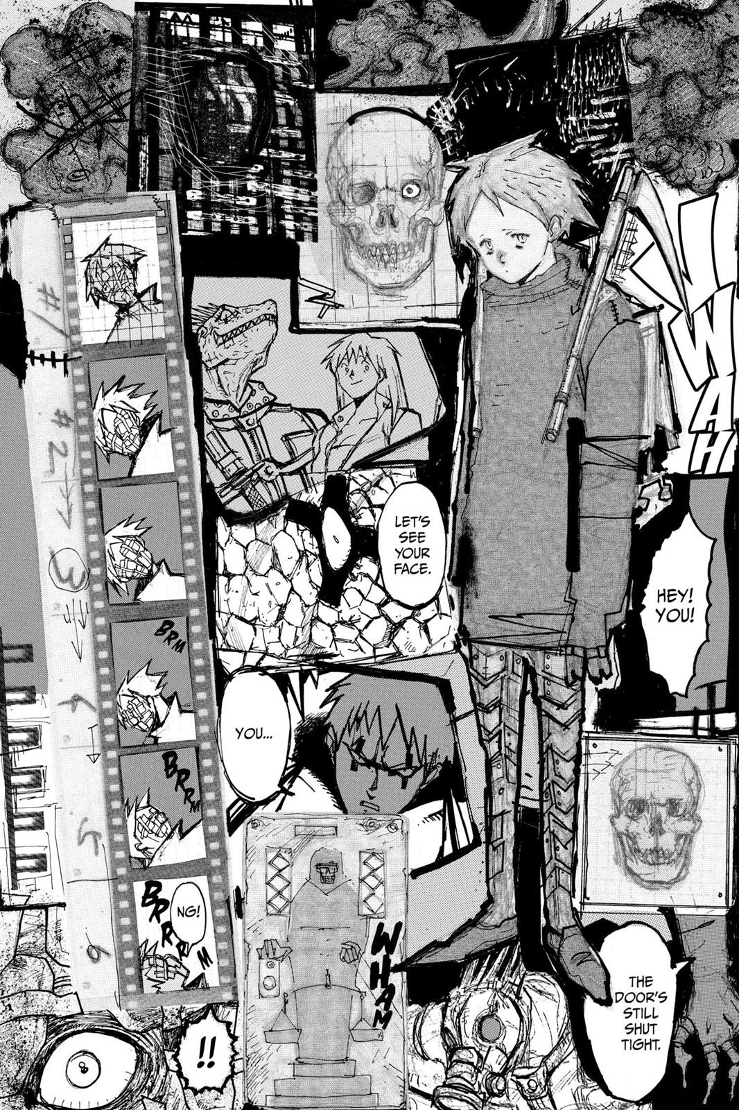 Dorohedoro Manga Chapter 5 page 5 - Silence At The Table