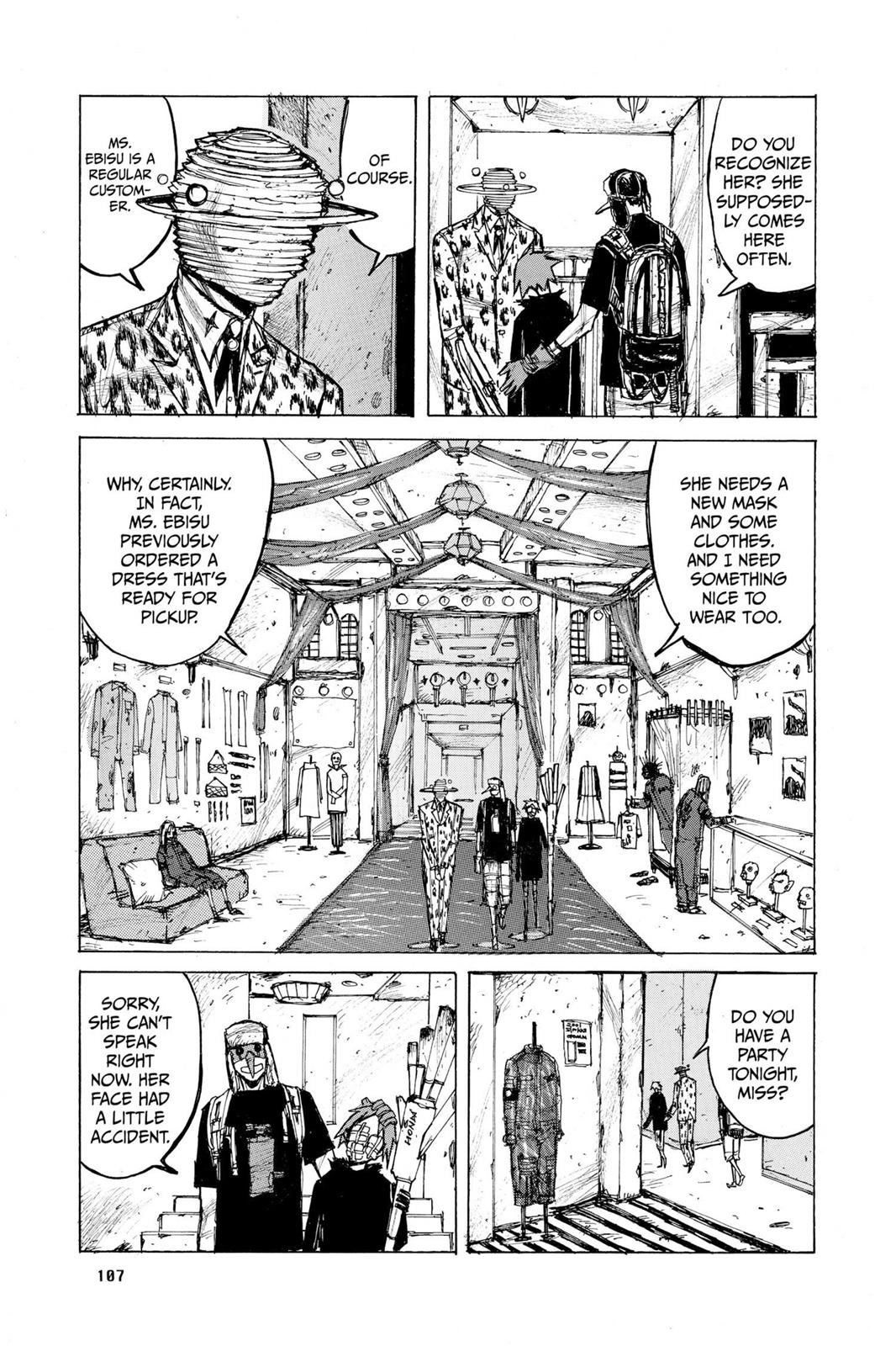 Dorohedoro Manga Chapter 5 page 7 - Silence At The Table