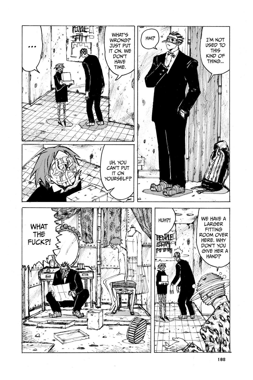 Dorohedoro Manga Chapter 5 page 8 - Silence At The Table