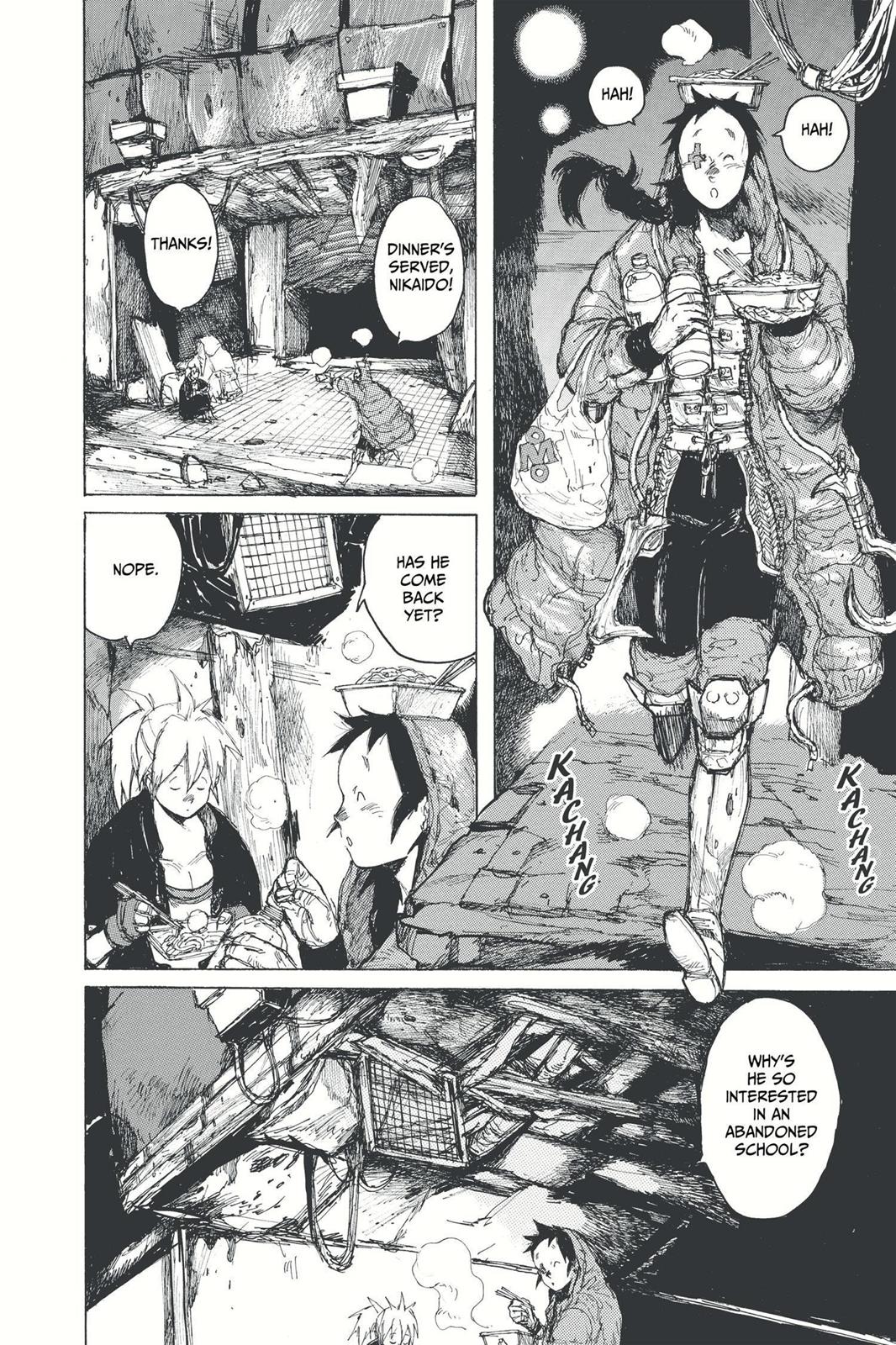 Dorohedoro Manga Chapter 50 page 19 - Going Round And Round! Memories return...