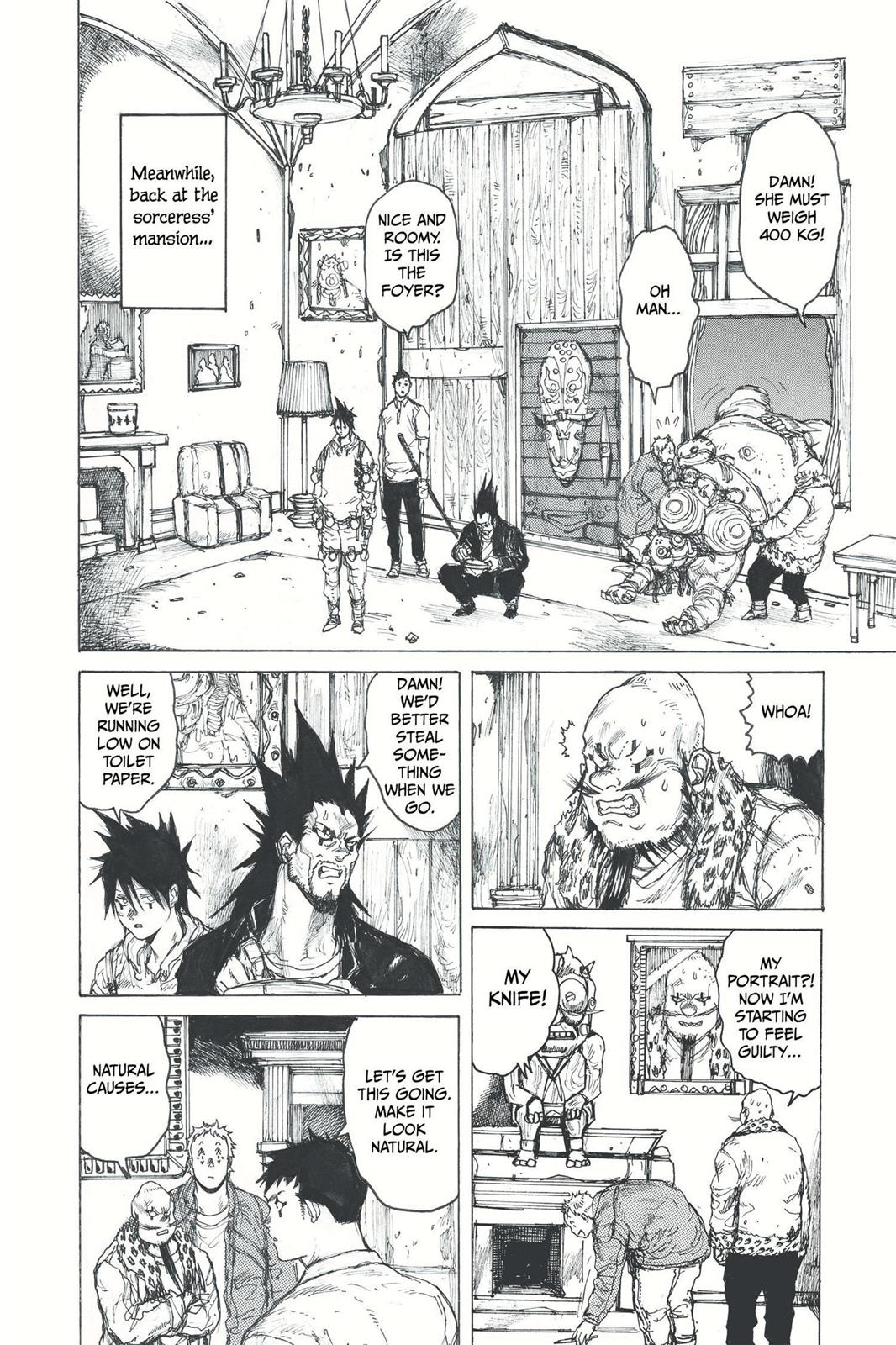 Dorohedoro Manga Chapter 52 page 14 - Golden Beetles are Rich