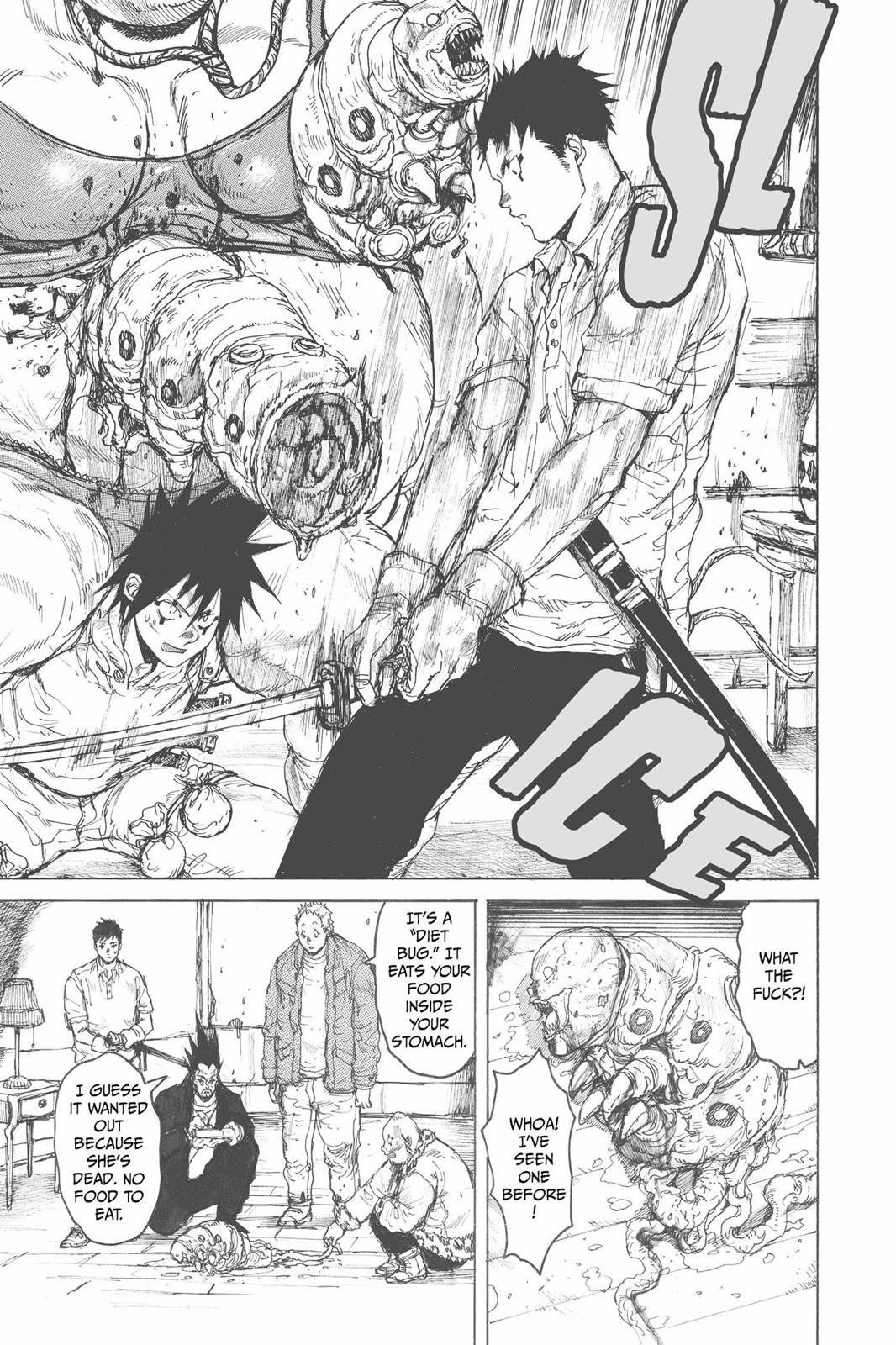 Dorohedoro Manga Chapter 52 page 23 - Golden Beetles are Rich