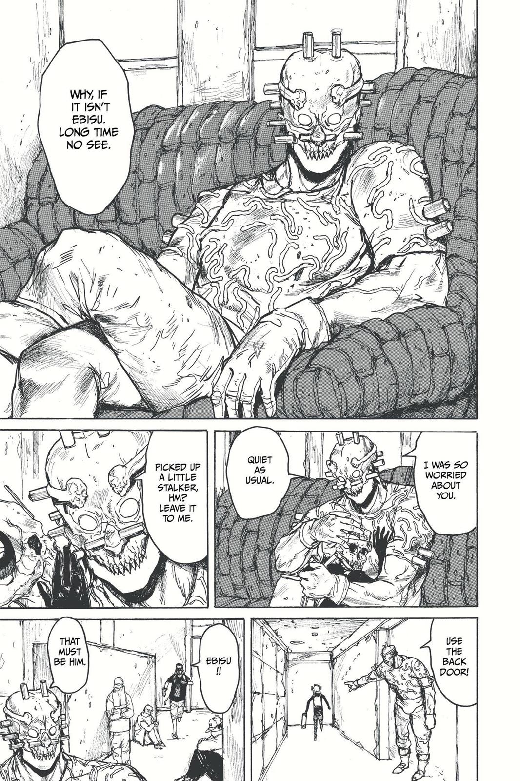 Dorohedoro Manga Chapter 57 page 13 - Good Company is the Best Shortcut