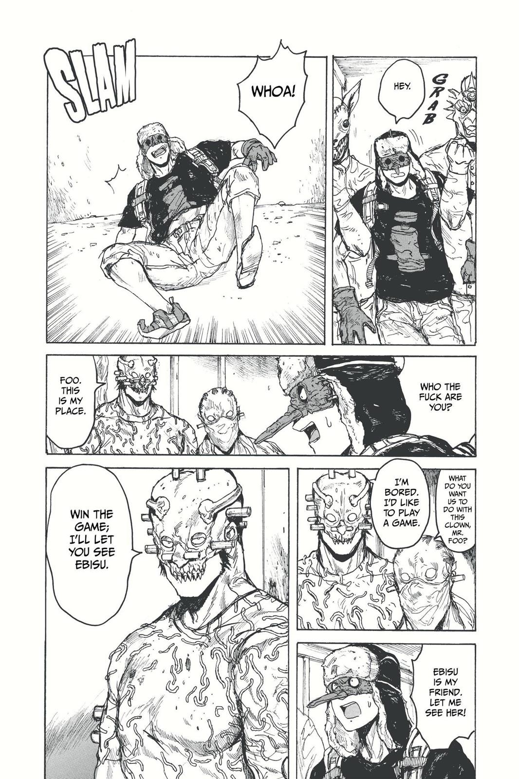 Dorohedoro Manga Chapter 57 page 14 - Good Company is the Best Shortcut