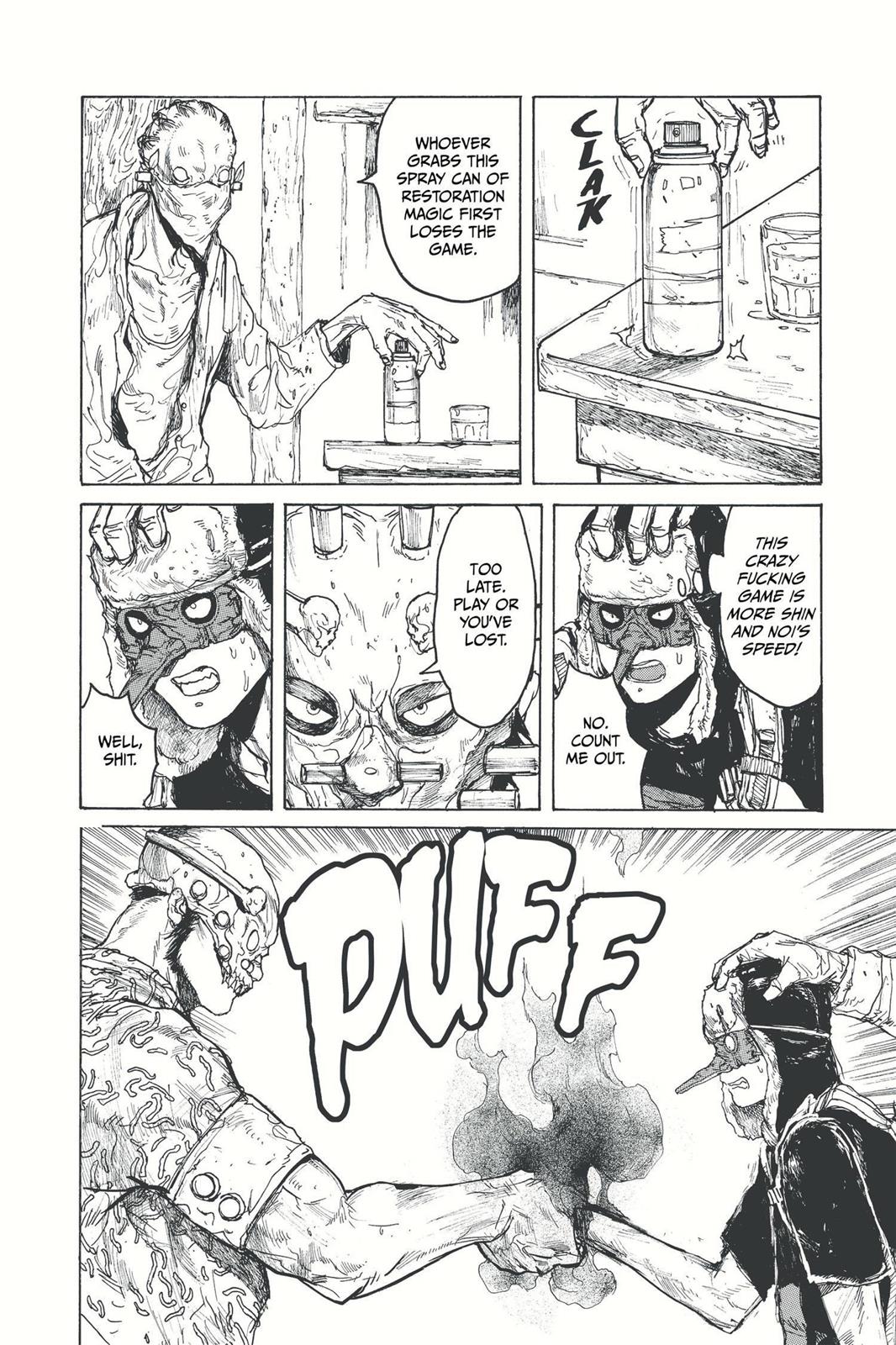 Dorohedoro Manga Chapter 57 page 16 - Good Company is the Best Shortcut