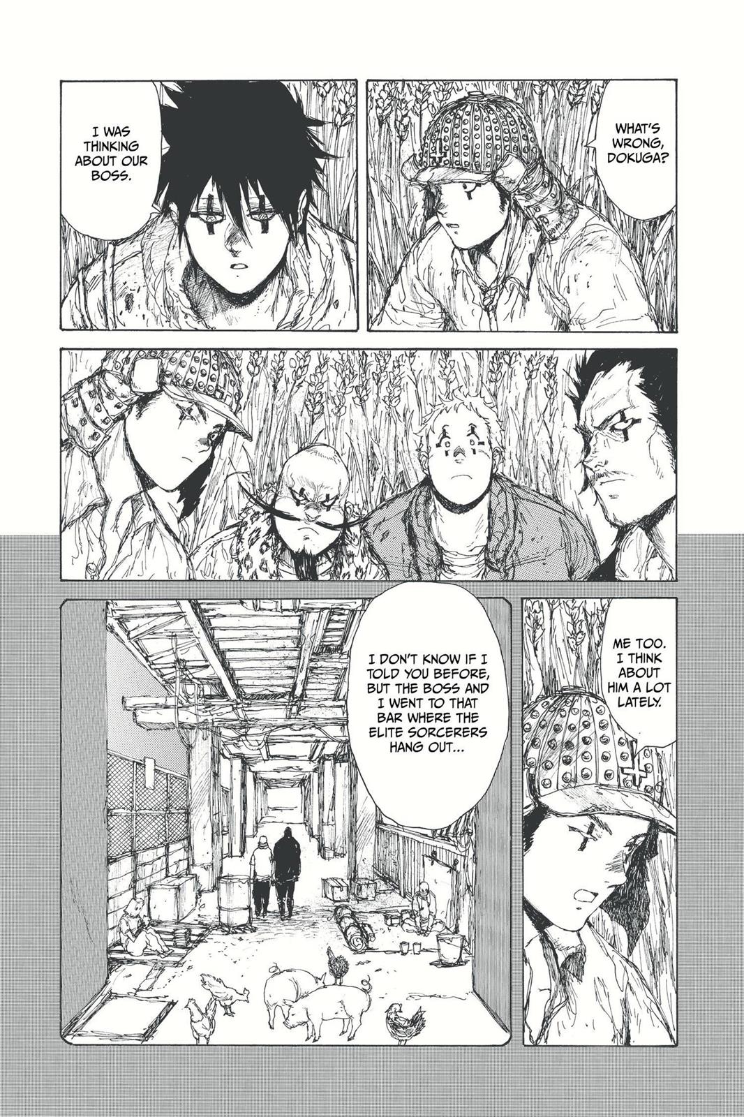 Dorohedoro Manga Chapter 61 page 7 - Magic and Carpets