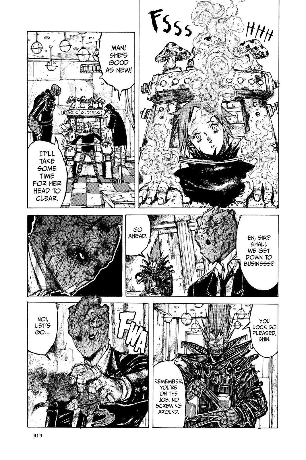 Dorohedoro Manga Chapter 7 page 20 - The Night of The Living Dead
