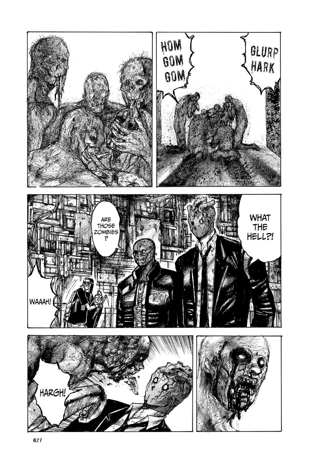 Dorohedoro Manga Chapter 7 page 28 - The Night of The Living Dead