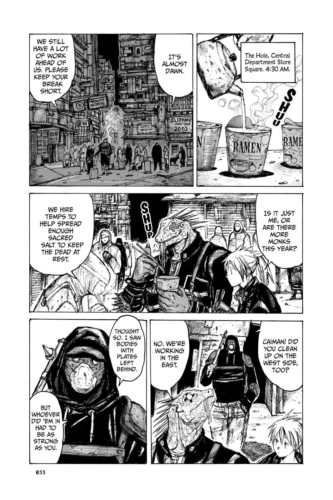 Dorohedoro Manga Chapter 7 page 34 - The Night of The Living Dead