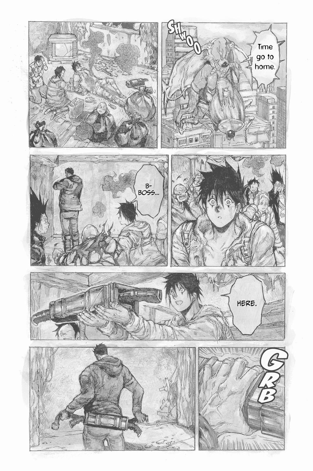 Dorohedoro Manga Chapter 73 page 23 - The Embossing Process
