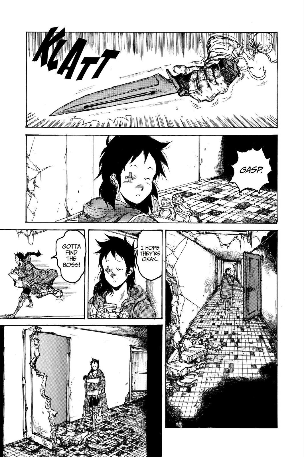 Dorohedoro Manga Chapter 73 page 3 - The Embossing Process