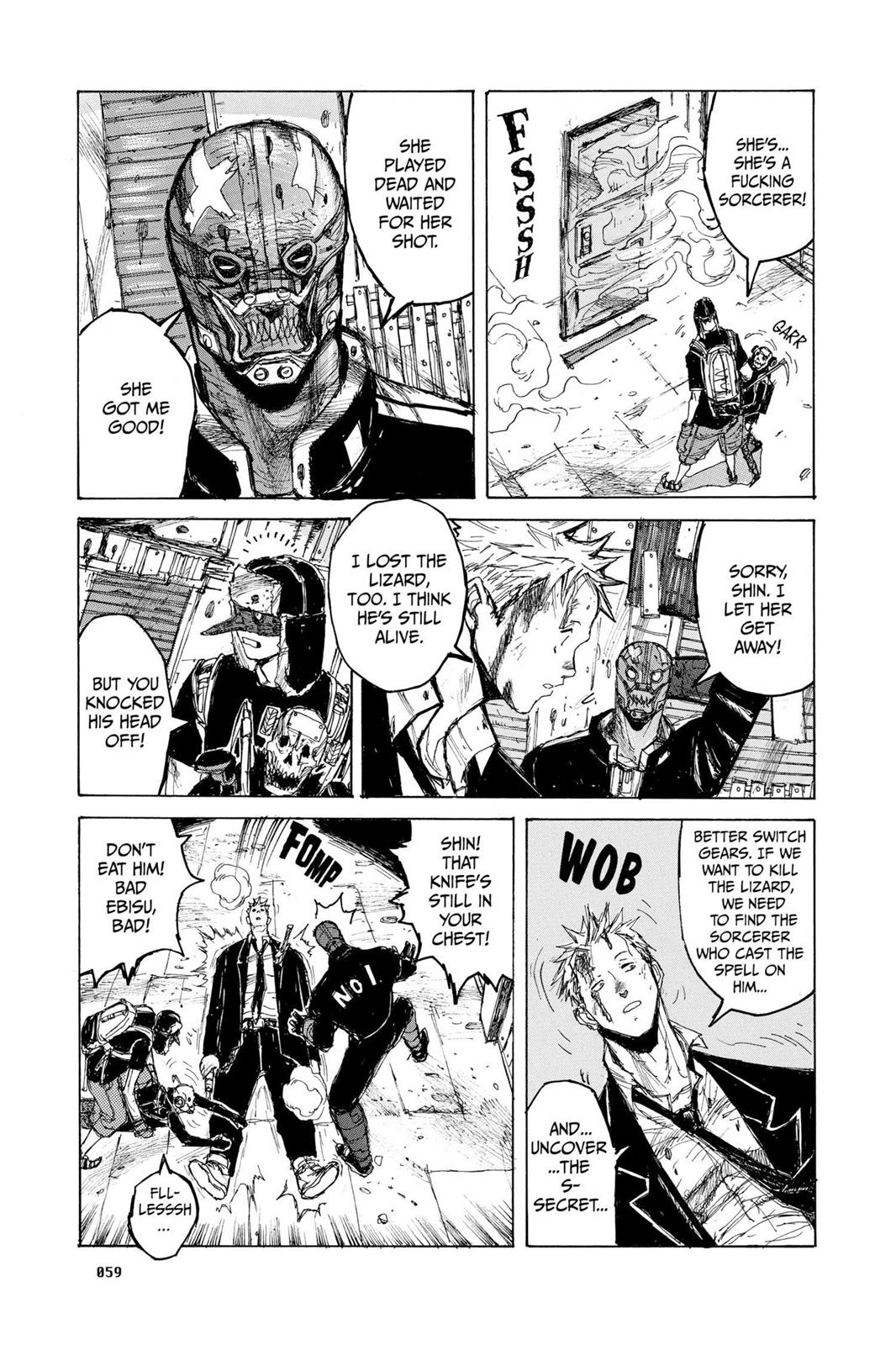 Dorohedoro Manga Chapter 8 page 23 - Bloody Fight