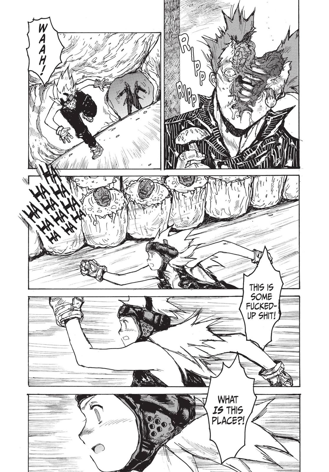 Dorohedoro Manga Chapter 82 page 17 - Headband Journey